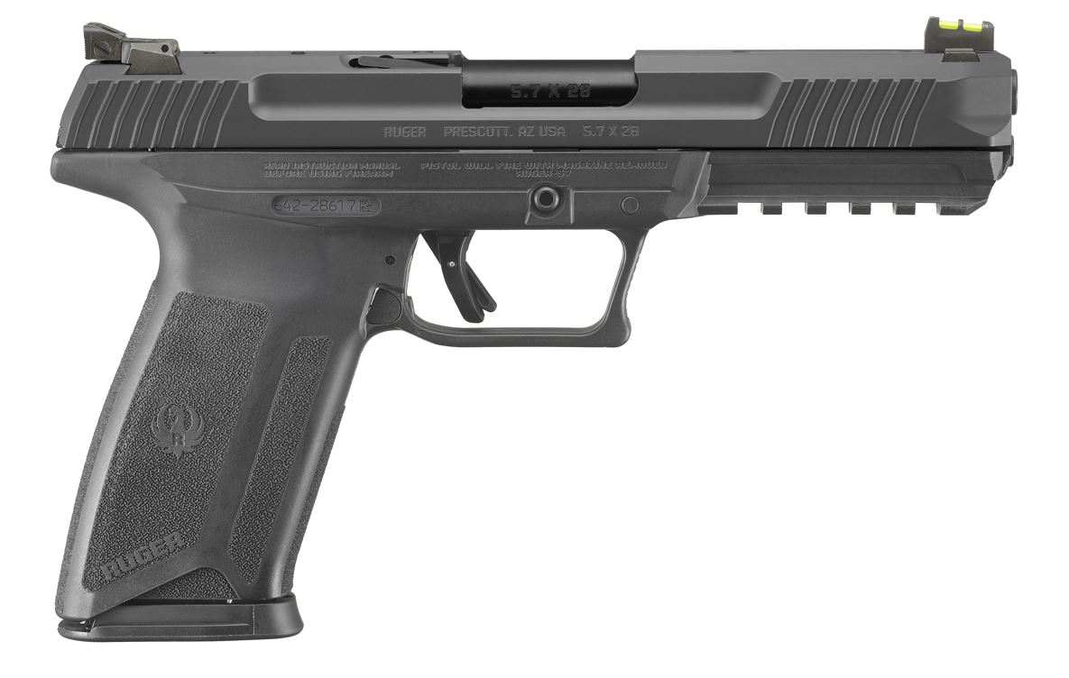 RUGER-57 PRO 5.7X28 BK 5" 20+1