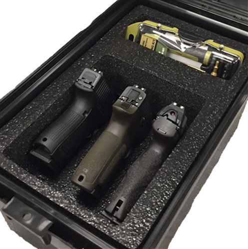MTM TACTICAL PISTOL HANDGUN - CASE 3 GUN DARK GREY - Image 3