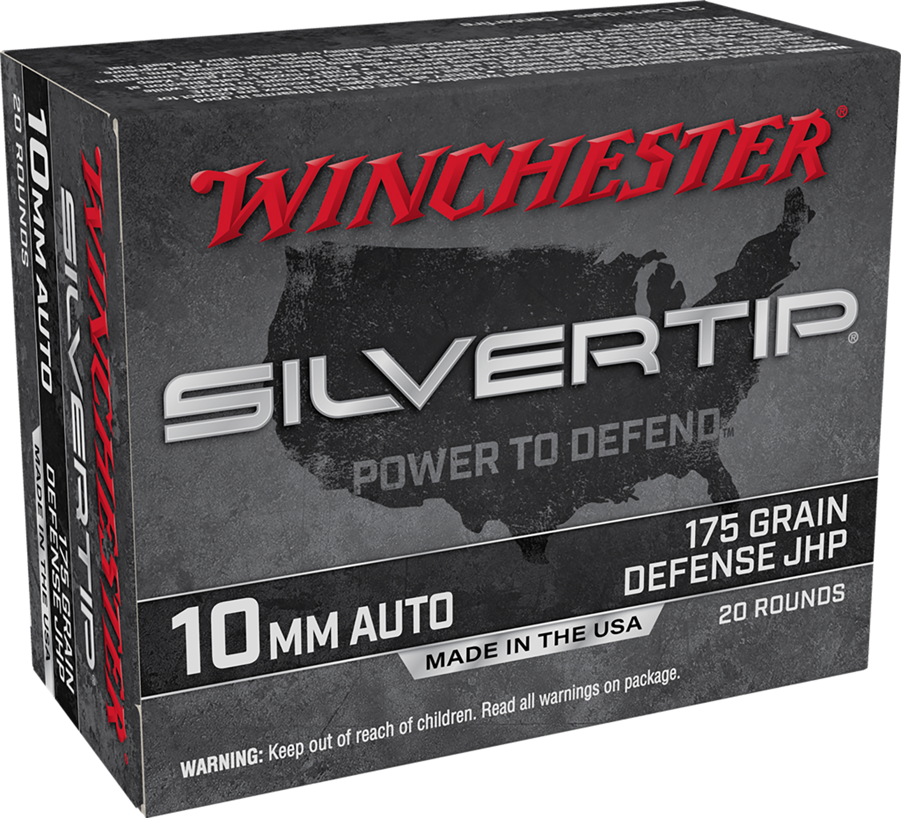 WIN 10MM 185GR SLVRTP HP 20RD