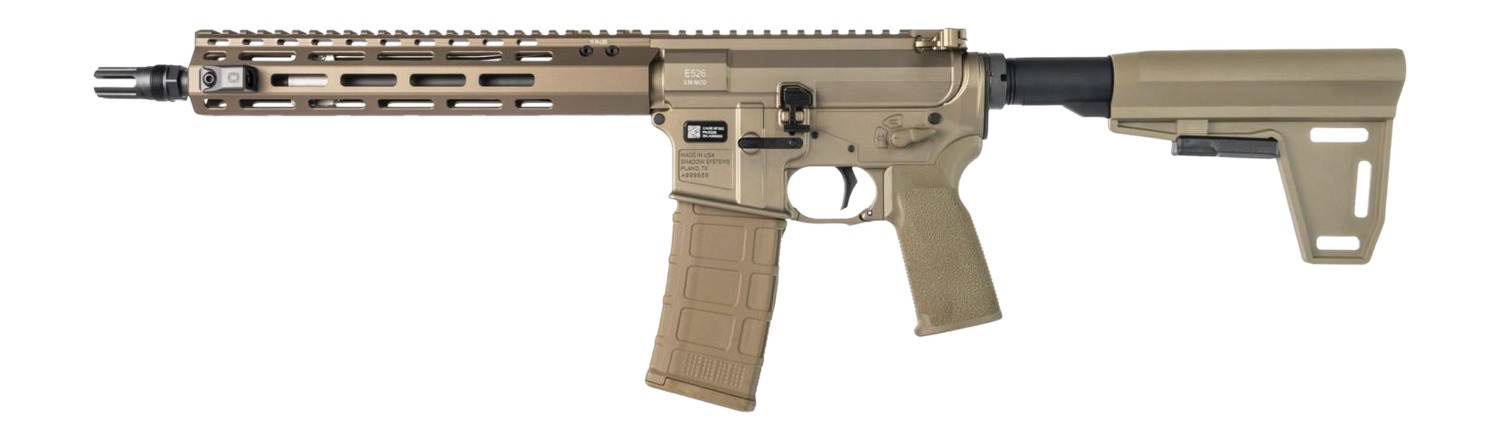 SHADOW SYSTEMS E526 5.56MM FDE/BK 11.5" 30+1