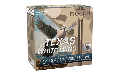 FIOCCHI TX WW 12GA 2.75" 7.5 100/200
