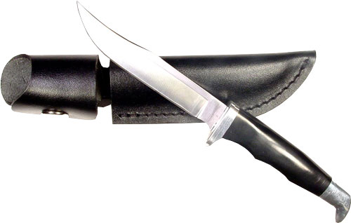 RUKO FIXED BLADE HUNTING KNIFE - 3.78" ABS HANDLE CLAMSHELL