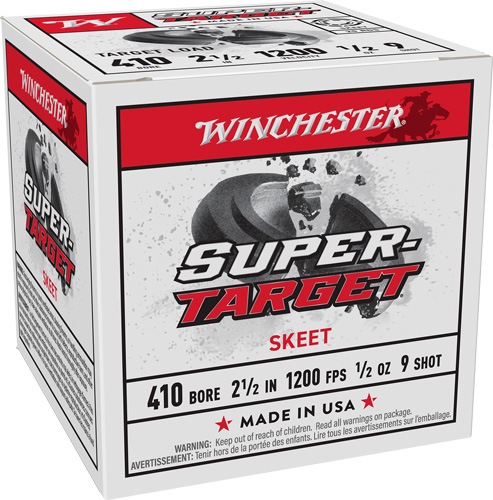 WINCHESTER TARGET 410  2-1/2" - 1/2OZ #9 250RD CASE